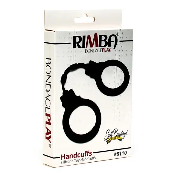 BondagePlay Silicone Toy Handcuffs Rimba Black BondagePlay Silicone Toy Handcuffs Rimba Black