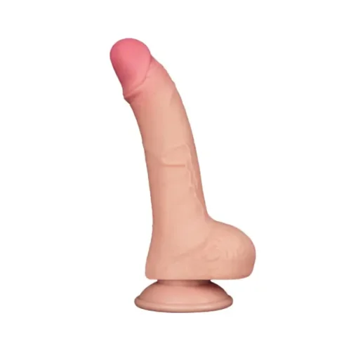 LoveToy Sliding Skin Dildo 19.5 cm Ø 3.5 cm Nude